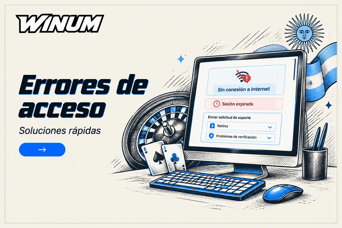 Pantalla de error de acceso junto a ticket de soporte