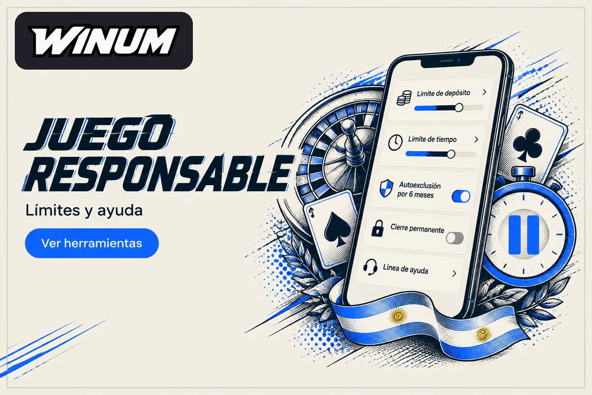 Celular muestra límites, autoexclusión y opciones de ayuda