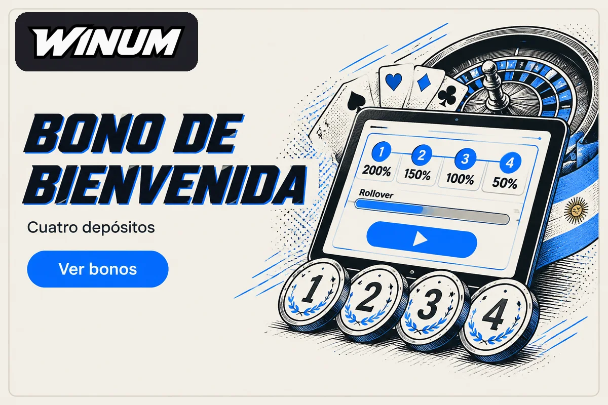 Tablet muestra cuatro tramos de un bono progresivo